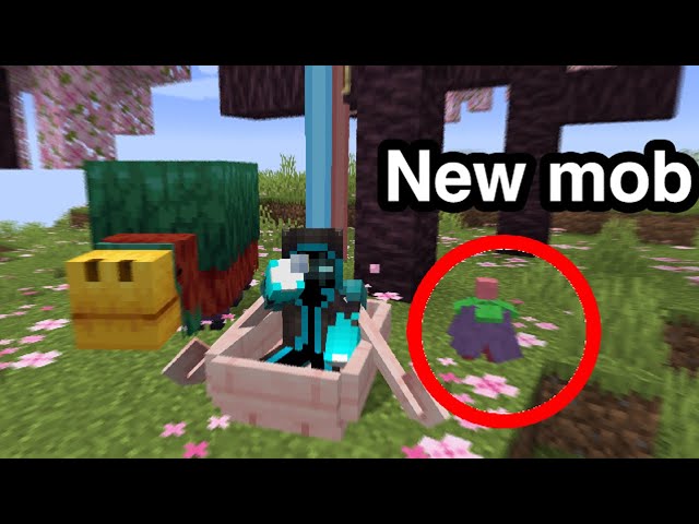 FIZ O NOVOS MOBS DA VOTAÇÃO DO MINECRAFT 1.20!!! 