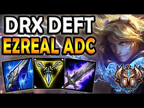 Deft EZREAL ADC vs JHIN - Patch 10.18 Ranked Korea ✔️