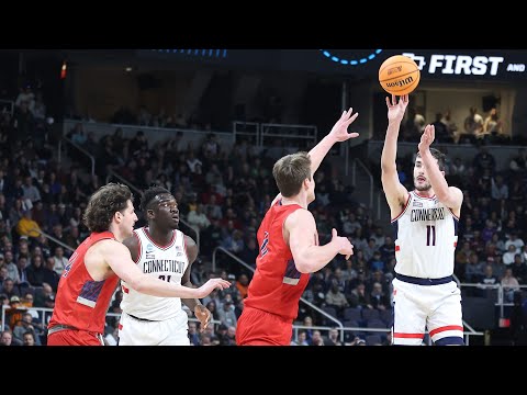 Alex Karaban and Jordan Hawkins: UConn men's basketball postgame (St. Mary's) - 3/19/23