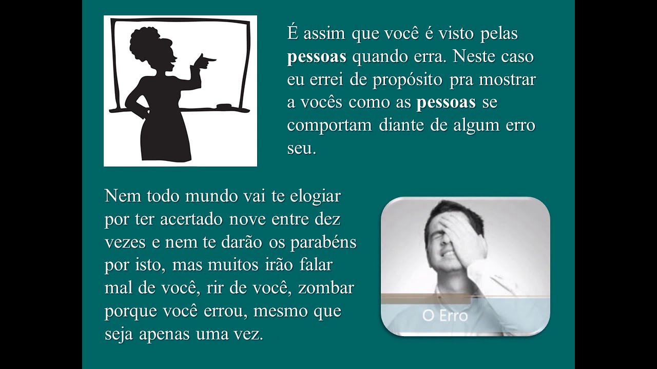 Curta 063 - Errar é Humano, mas persistir no erro...