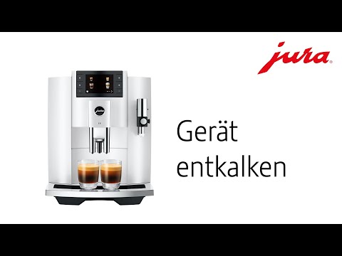 JURA E8 - Descaling the machine