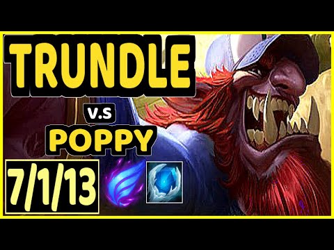 PEANUT (TRUNDLE) vs POPPY - 7/1/13 KDA JUNGLE CHALLENGER GAMEPLAY - KR