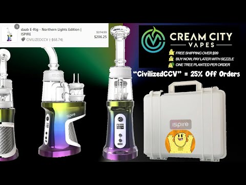 Ispire Daab Northern Lights Edition The Rail Gun Of Erigs Using Inductive Heating From CCV 25% Off!