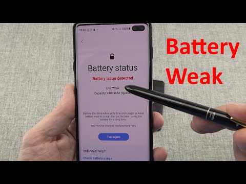 Check battery health on your Samsung phone аnd some tips to remove weak battery