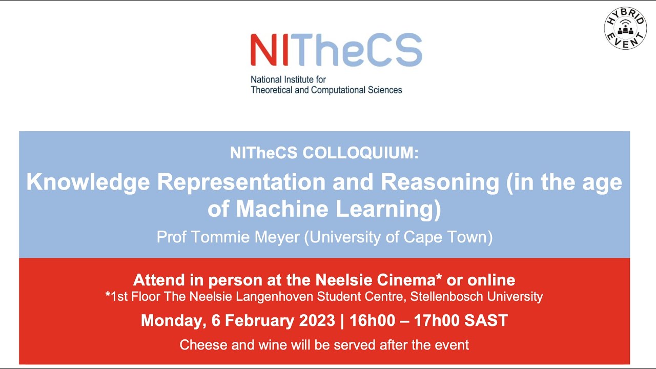 2023-02-06 - NITheCS COLLOQUIUM: Knowledge Representation and Reasoning ...
