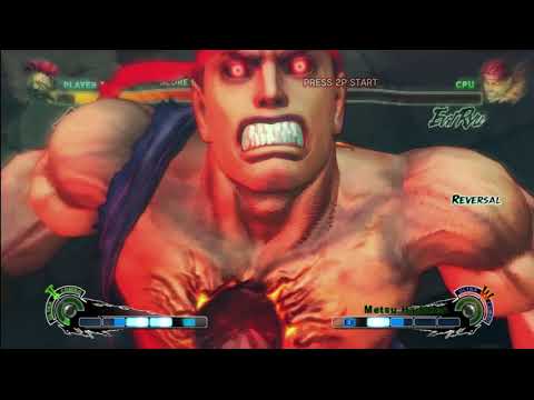 Ultra Street Fighter 4 -  True Shin-Akuma VS Evil Ryu ,,Battle Of Fate,,(Demon Rebellion)😎😋