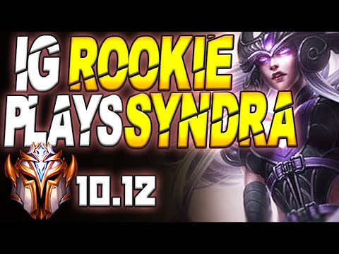 IG Rookie Plays Syndra vs Zoe Mid Lane - 10.12