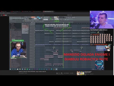 MANDZIO OGLĄDA ENIGME ''TAKIEGO COLLABO NIKT SIĘ NIE SPODZIEWAŁ - Enigma i Diabeuu robią RAP''