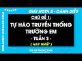 Giải sgk Hoạt động trải nghiệm lớp 5 Tuần 3 - trang 10, 11