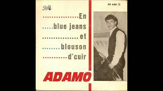 Adamo ~ 1963 ~ En Blue Jeans Et Blouson D'cuir