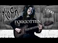 KORN Forgotten Cover TABS Screen