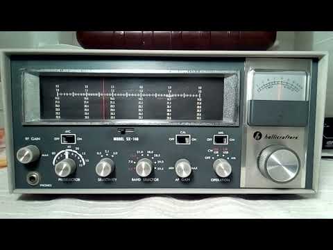HALLICRAFTERS SX 146 (1965) - test ricezione 40 metri