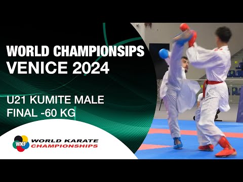 U21 KUMITE MALE -60 KG FINAL | N. KILIC (TUR) VS A. ABDELMALKI (BEL) | WORLD KARATE FEDERATION
