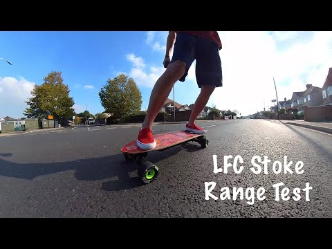 1st Skate Stoke Range Test - Liverpool FC Edition Evolve Electric Skateboards Insta 360 One X2 Vans