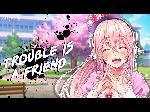 Nightcore - Trouble Is A Friend (Remix) | Lyrics