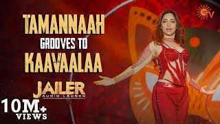 Tamannaah's Fiery Dance to 'Kaavaalaa' | Jailer Audio Launch