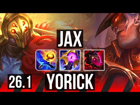 JAX vs YORICK (TOP) | KR Master | 26.1