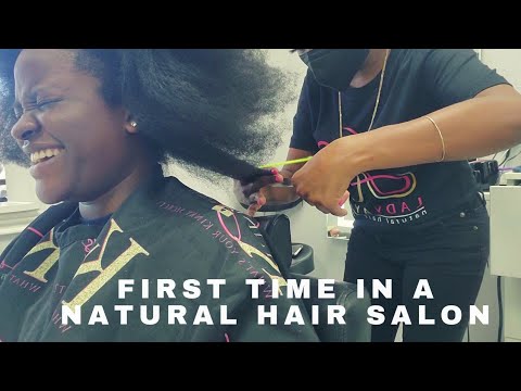 I WENT TO THE BEST REVIEWED NATURAL HAIR SALON IN...