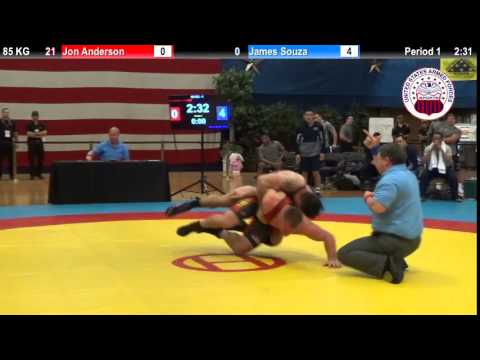 Dual #1 - GR 85 KG - Jon Anderson (Army) vs. James Souza (Navy)