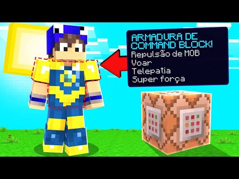 😲 SPECIAL ARMOR MADE WITH COMMAND BLOCK in MINECRAFT!