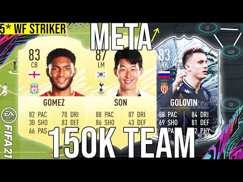 BEST META 150K TEAM FOR TOTY MARKET CRASH SQUAD BUILDER  TO GET MORE WINS! - FIFA 21 Ultimate Team
