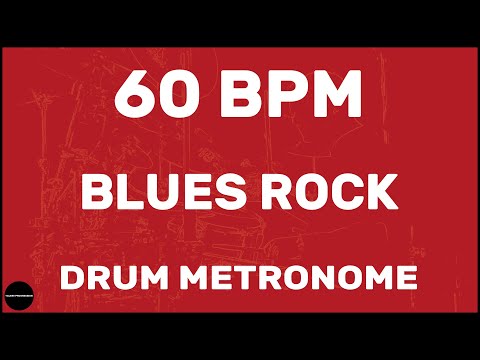 Blues Rock | Drum Metronome Loop | 60 BPM