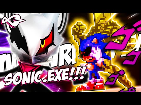 Infinite Reacts to Sonic.exe: Stardust Crusaders l Knuckles vs Sonic.exe - ZA WARUDO! (REUPLOAD)