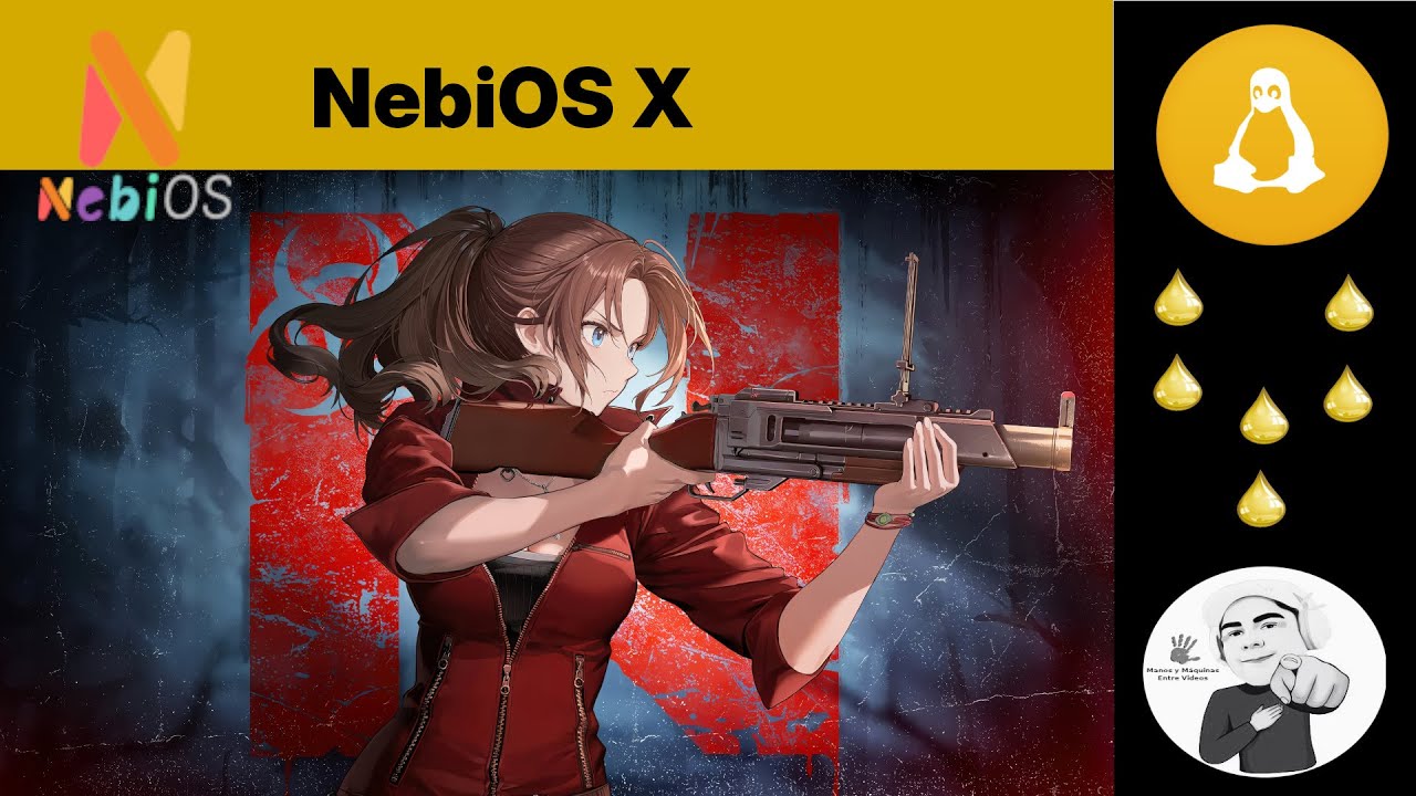 NebiOS Gnome con Wayfire de WM y DE Gnome😄