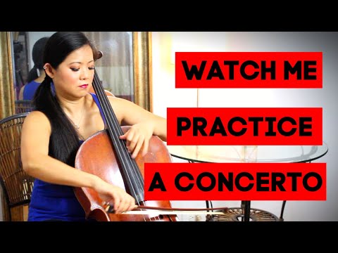Watch Me Practice (Haydn C Cello Concerto) | Cellist Wendy Law