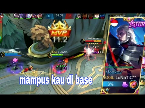 LuNaTiC** Moskov Snake Eye Commander perfek Spear of misery ... | Mobile Legends Bang Bang