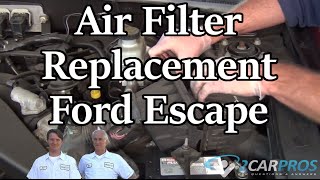 Air Filter Replacement Ford Escape 2000-2006