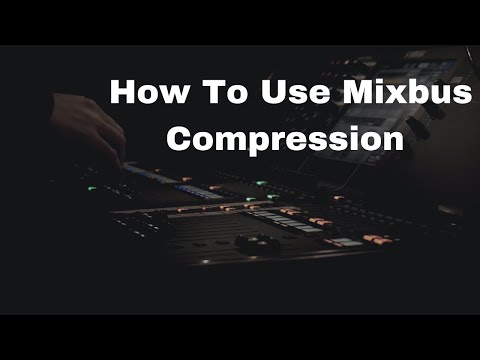 Behringer X32 How To Use Mixbus Compression