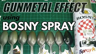 Beginners Guide to Gunmetal Grey - Using Bosny Spray Paints