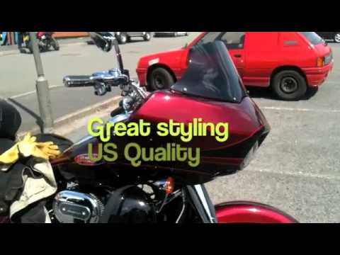 Harley Davidson Road Glide V Stream Windshield   FLHT FLHX FLTR National Cycle USA
