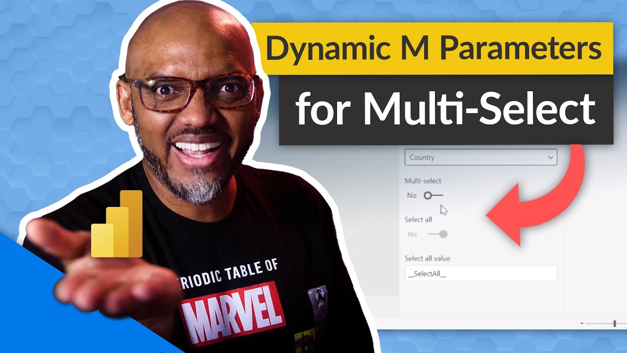 Can you use Power Query Dynamic M Parameters for multi-select?