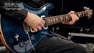 Video thumbnail for PRS Paul's Guitar Carved Figured Maple 10-Top, "Brushstroke" Bird Inlays Electric Guitar by Musician's Friend