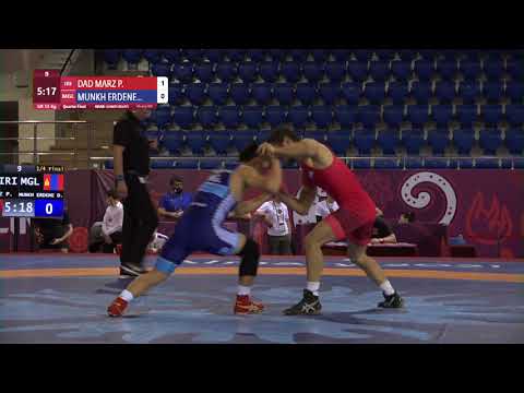 1/4 GR - 55 kg: P. DAD MARZ (IRI) v. D. MUNKH ERDENE (MGL)
