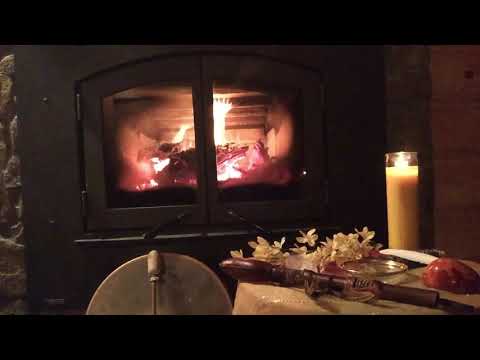 Shamanic drum to Fire