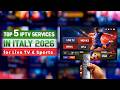 Top 5 Best IPTV Services In Italy 2026 Live TV Sports Streaming