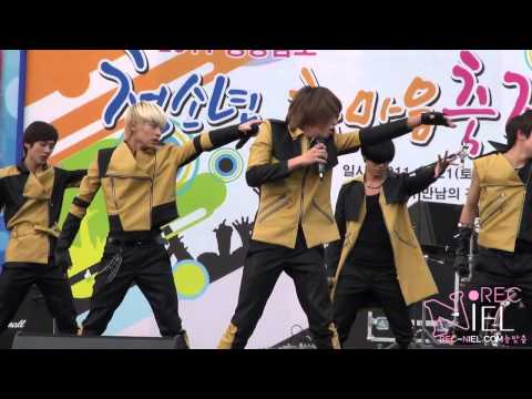 110521 TEEN TOP-  춤춰! (Let's dance)(Ver. Niel) fancam경남 청소년 한마음 축제