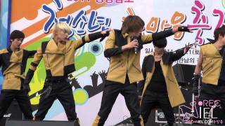 110521 TEEN TOP-  춤춰! (Let's dance)(Ver. Niel) fancam경남 청소년 한마음 축제
