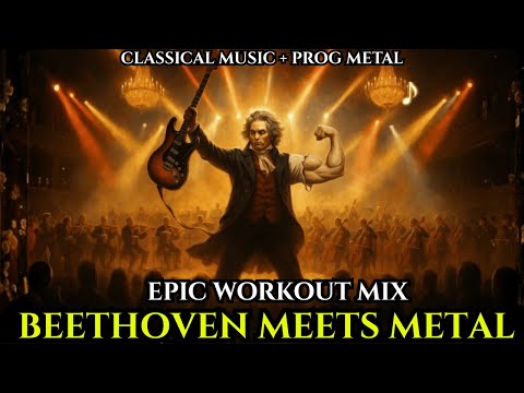Beethoven Meets Metal – Epic Heavy Symphonic Metal Instrumental | Workout & Gym Music Mix