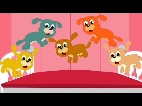 Nursery Rhymes By Kids Baby Club - Five little Puppies | Nursery Rhyme