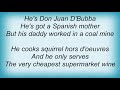 Hank Williams Jr. - Don Juan D'Bubba Lyrics