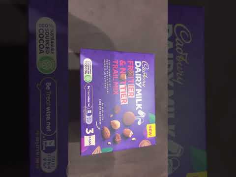 New Cadbury 🍫DAIRY 🥛 Milk FRUITIER Chocolate &NUTTIER 🥜TRAIL MIX#sweet #cadbury