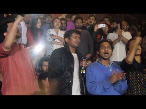 Kanhaiya Kumar JNUSU president azadi aazadi