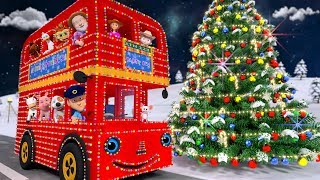 Christmas Wheels on the Bus | Xmas Songs for Kids &amp; Nursery Rhymes by Little Treehouse