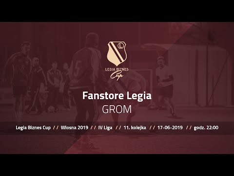 Skrót spotkania Fanstore Legia - GROM ( Legia Biznes Cup Wiosna 2019 )