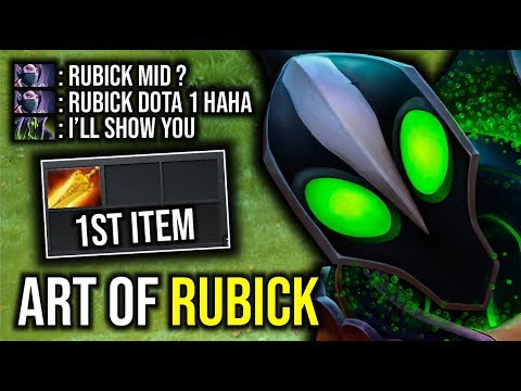 ART OF RUBICK..!! Radiance 1st Item Rubick Mid Lane by Kindvallain 7.22 | Dota 2
