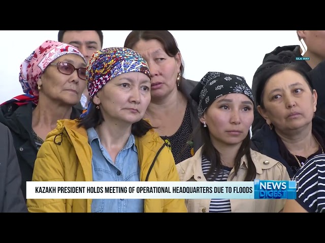 Kazakh President holds meeting of operational headquarters due to floods